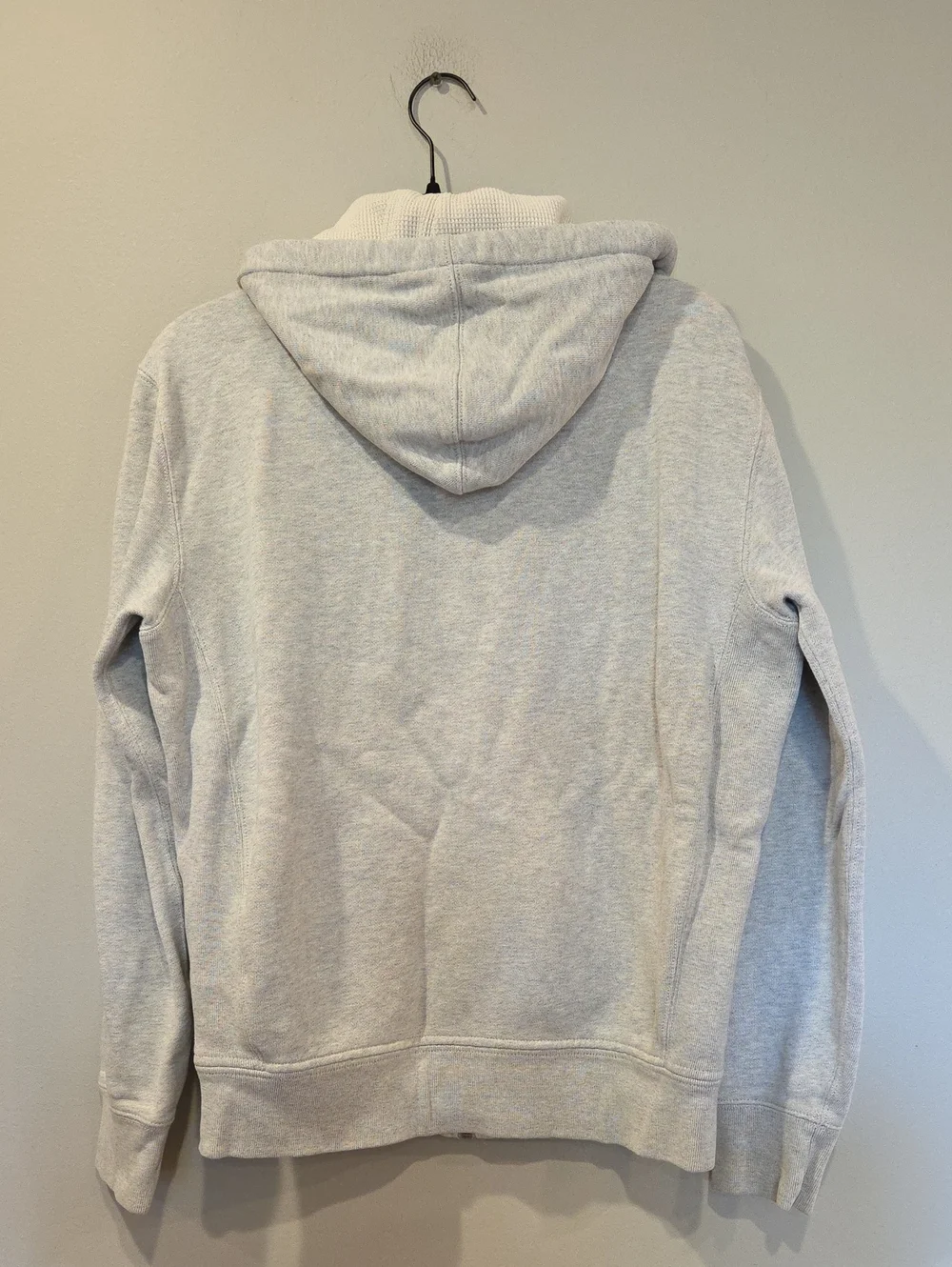 Polo by Ralph Lauren Heather Light Gray Heavy Weight Full-Zip Hoodie